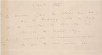 Oscar Wilde. Autograph Manuscript [fragment] of the Ballad of Reading Gaol; Canto III with comment, ca. 1897. Gift of Mrs. Richard Gimbel.